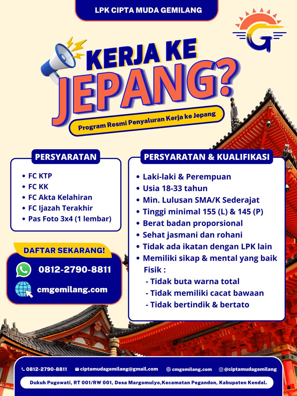 Pendaftaran peserta pelatihan